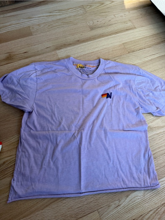 Aviator Nation Tops - Aviator Nation Lavender Tee with Small Logo